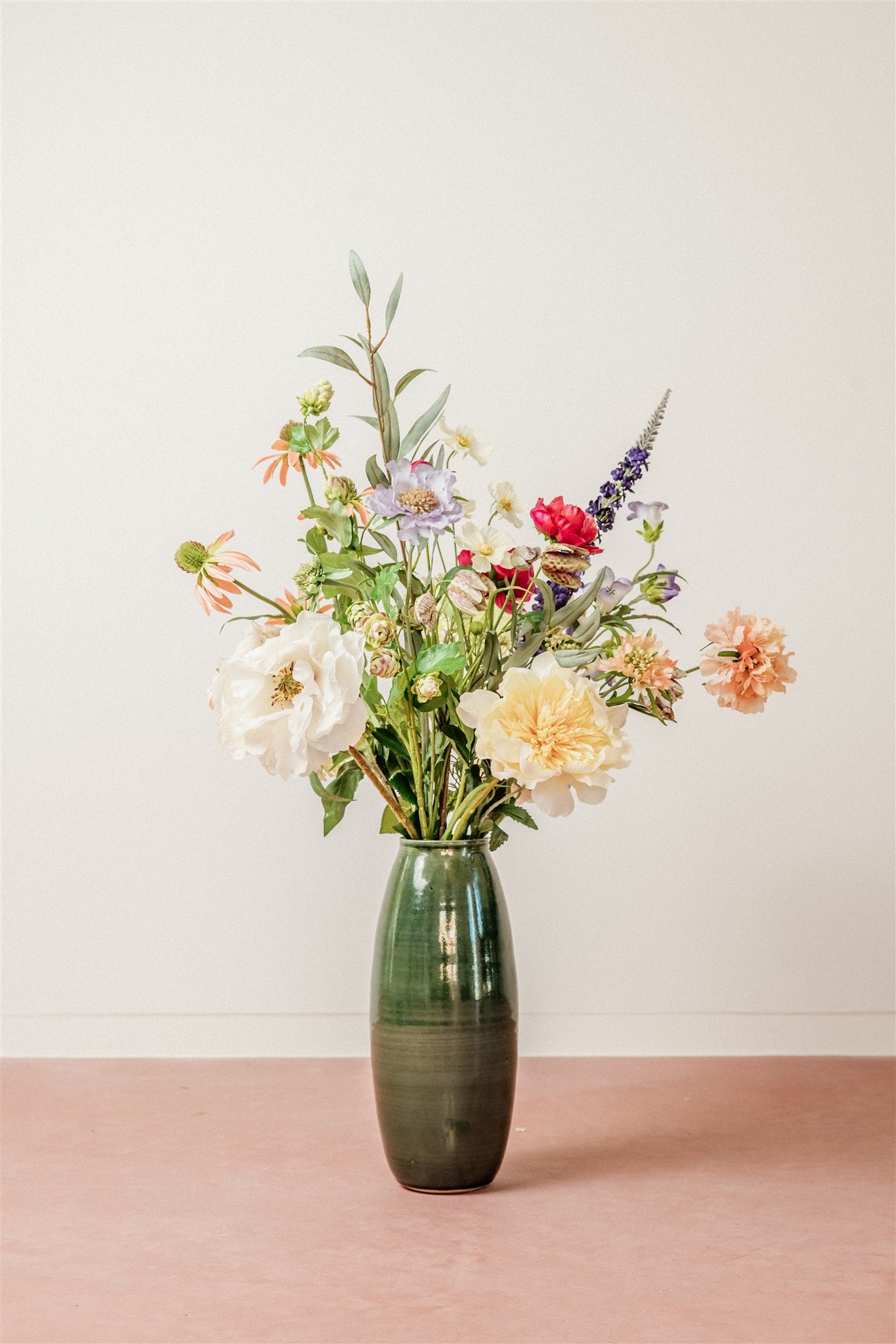 Green vase L
